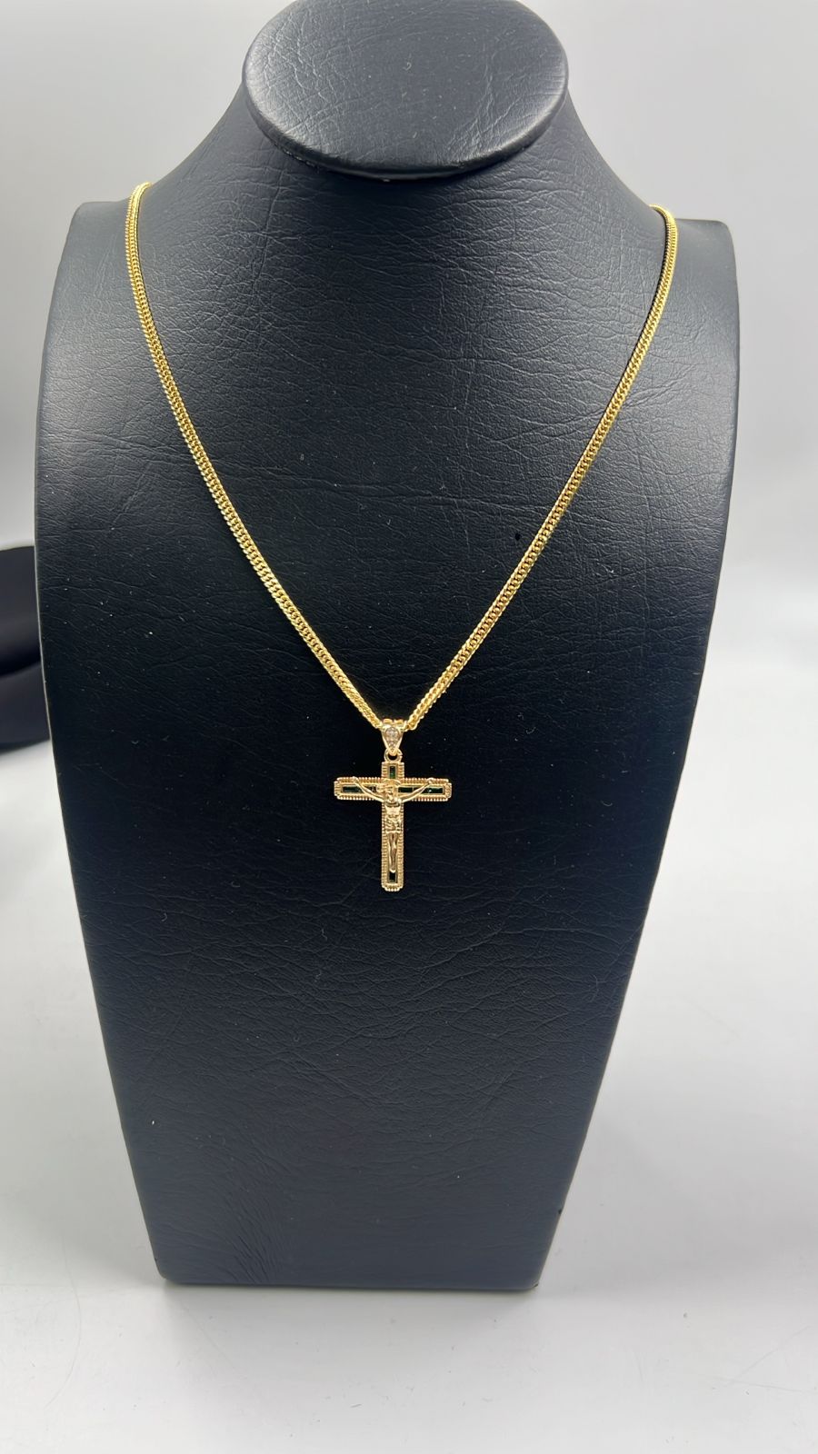 CADENA DOBLE ESLA DIJE CRISTO